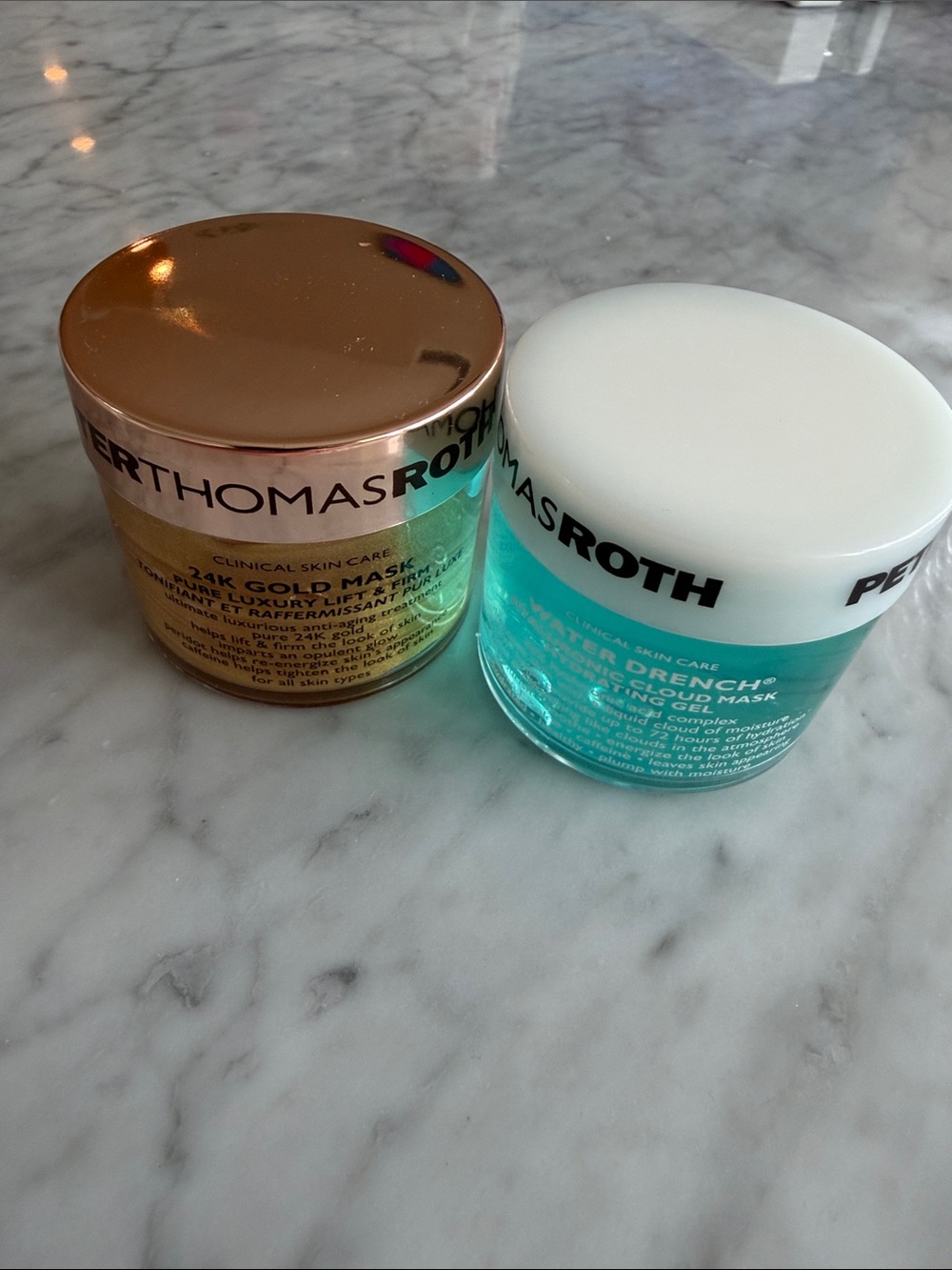 Peter Thomas Roth 24K Gold Mask & Water Drench Cloud Mask (Gold, Aqua, White)